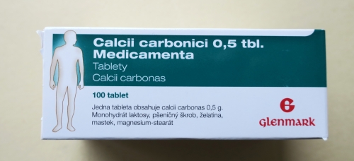 Calcii carbonici 0,5 tbl. Medicamenta (2024)